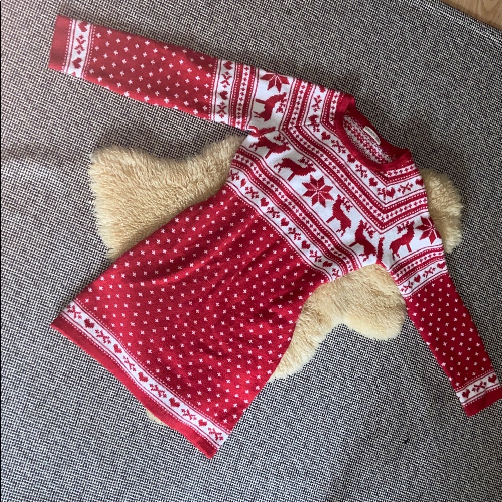Nevada Christmas knit sweater dress